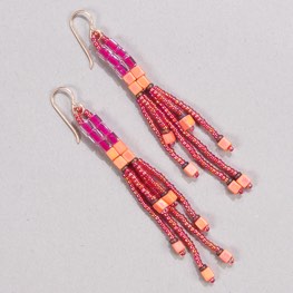 Flair and Square Earrings Aura